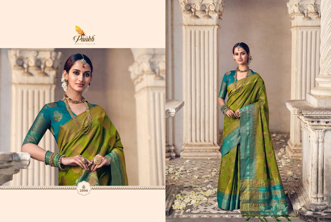 Pankh Ruchi Royal 1 New Designer Fancy Festive Wear Silk Saree Collection